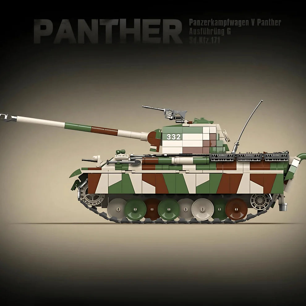Panther Tank (Camo) | 2136 PCS