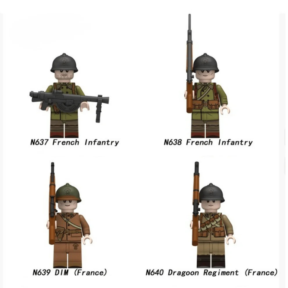 BrickBattalion | WW2 French Infantry