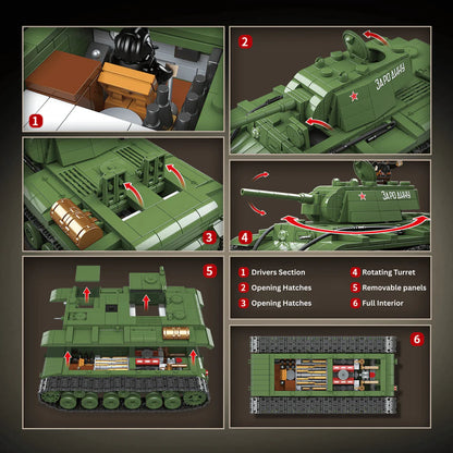 KV-1 Heavy Tank | 1192 PCS