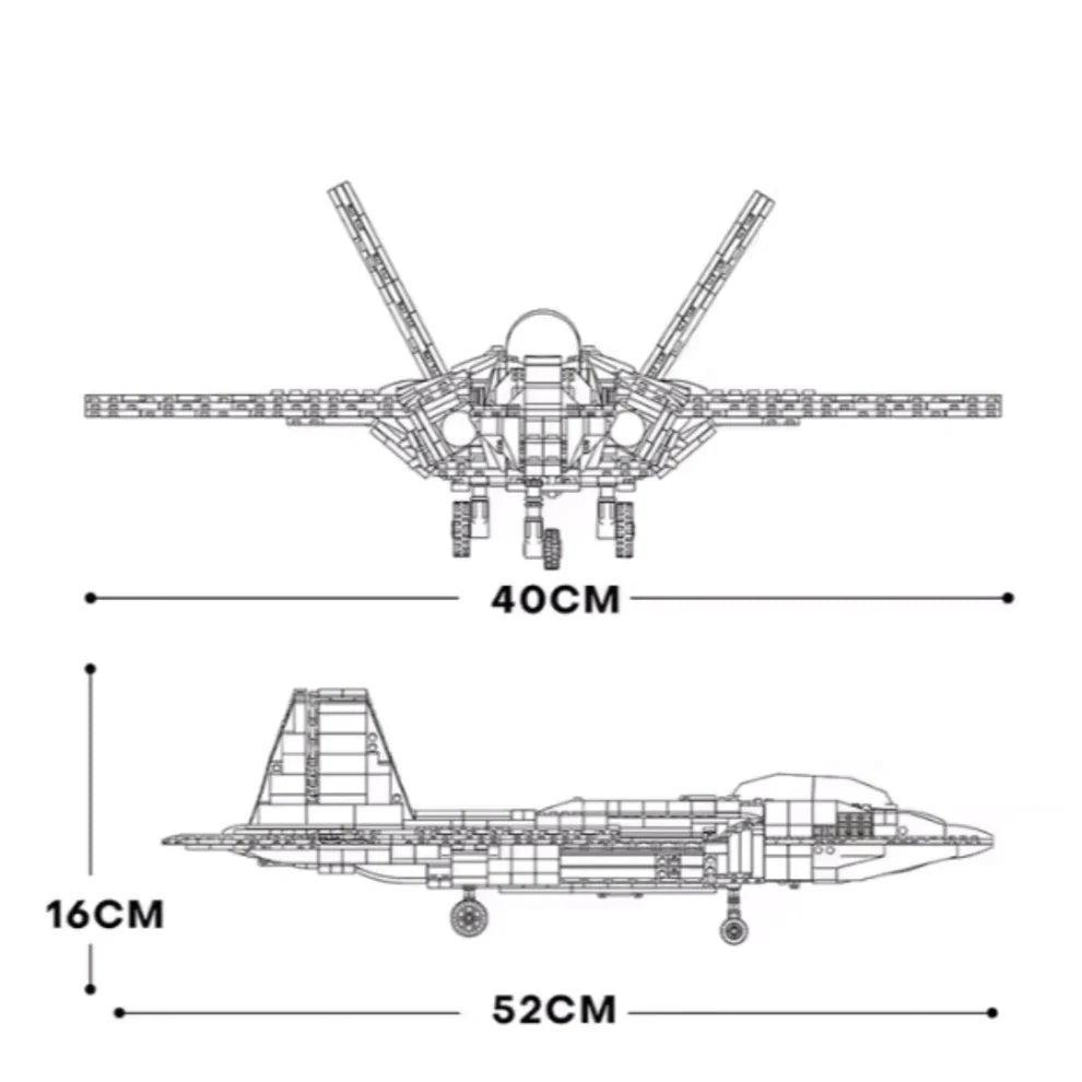 F22 Raptor | 1729 PCS