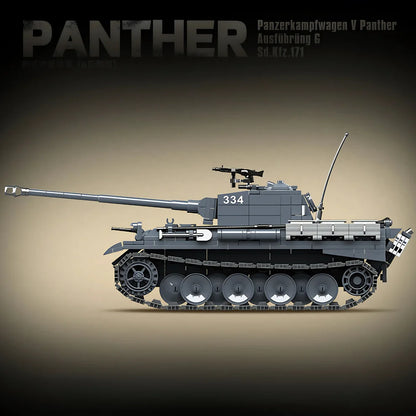 Panther Tank (Grey) | 1180 PCS