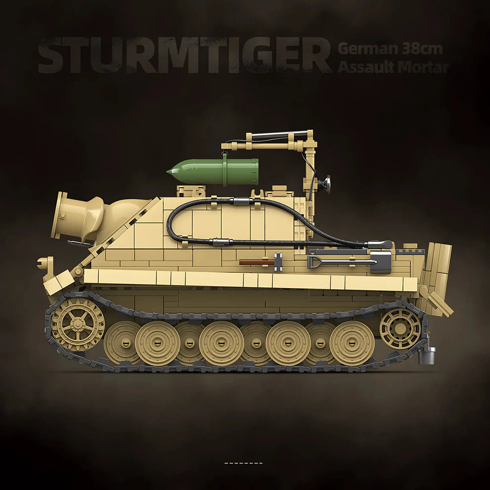 Stumrtiger Shell SturmTiger Tan (Limited edition) | 1394 PCS – BrickWarII