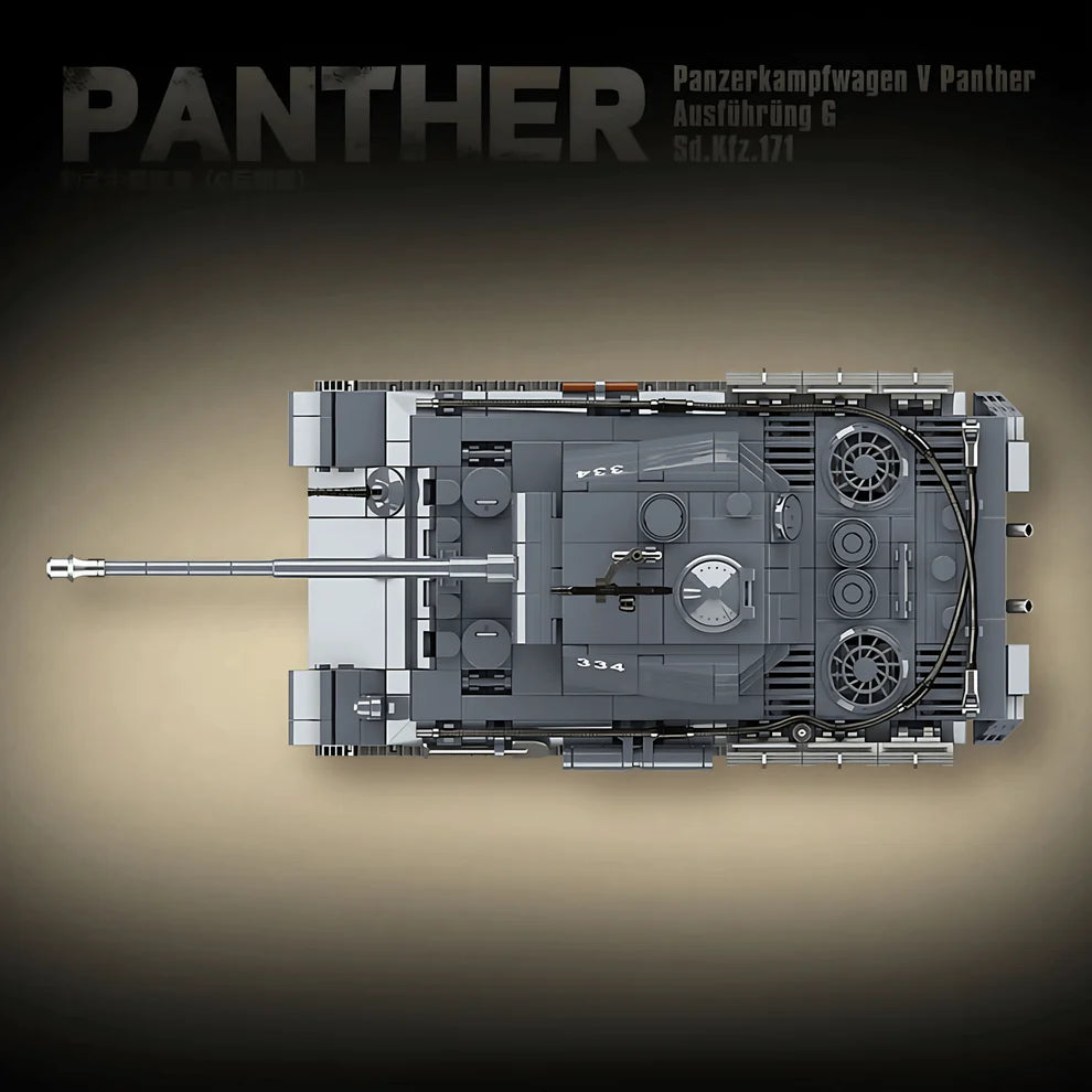 Panther Tank (Grey) | 1180 PCS