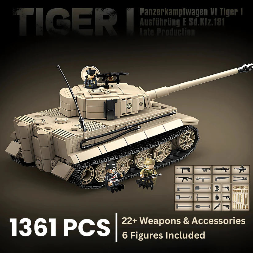 Tiger 1 (Tan) | 1361PCS