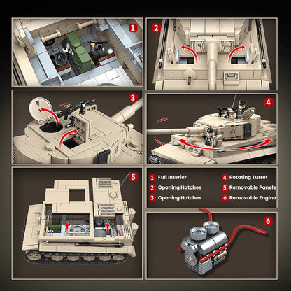 Tiger 1 (Tan) | 1361PCS
